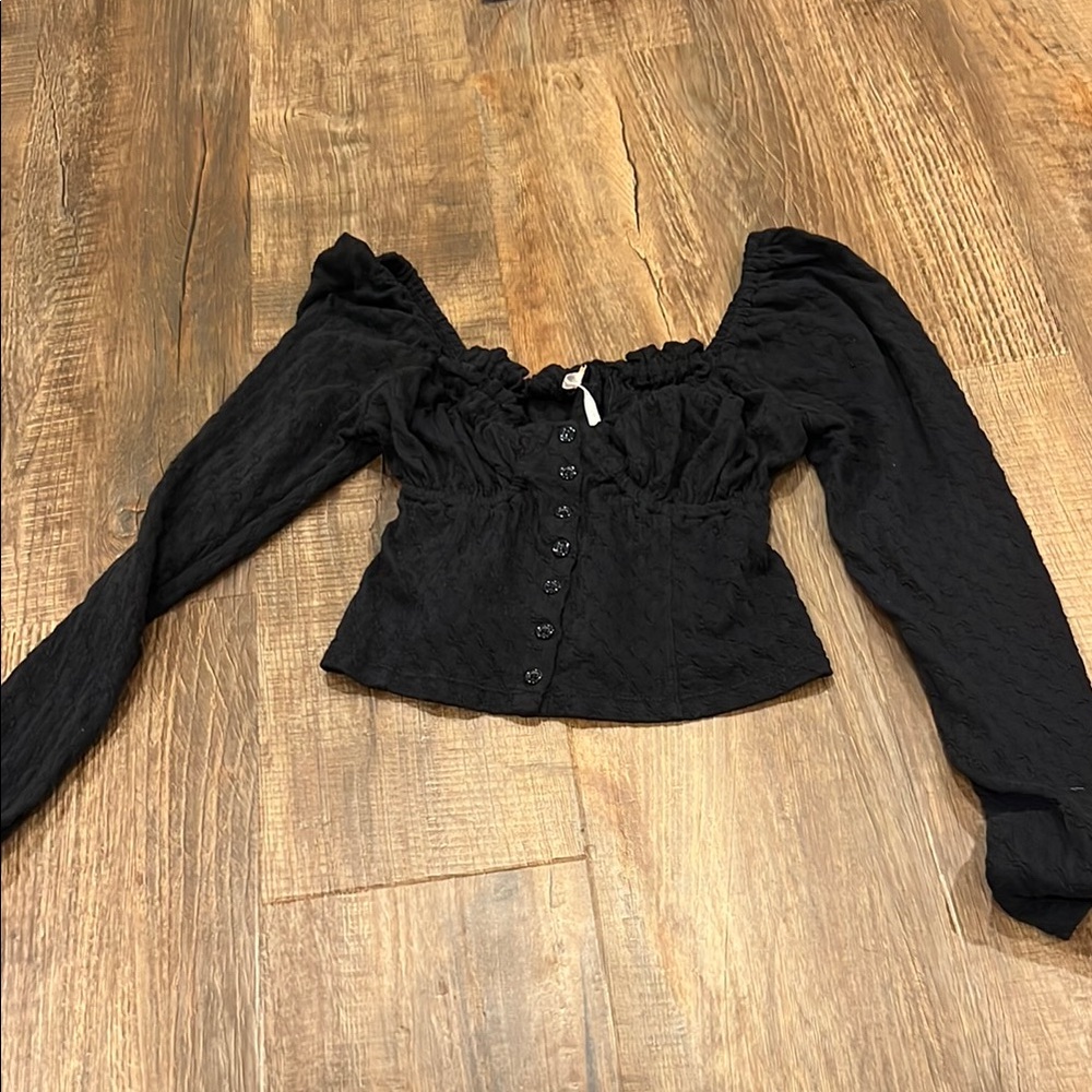 Elegant Black Women's Top